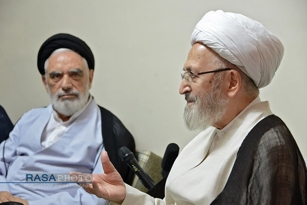 دیدار مدیر حوزه علمیه خراسان با حضرت آیت الله سبحانی