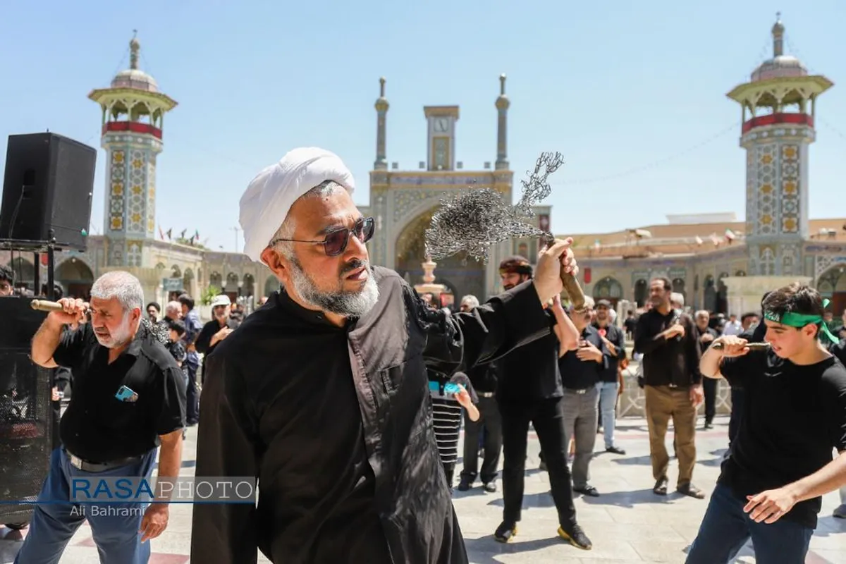 عزاداری روز شهادت حضرات پیامبر اعظم و امام حسن مجتبی (علیهما&zwnj;السلام) در قم