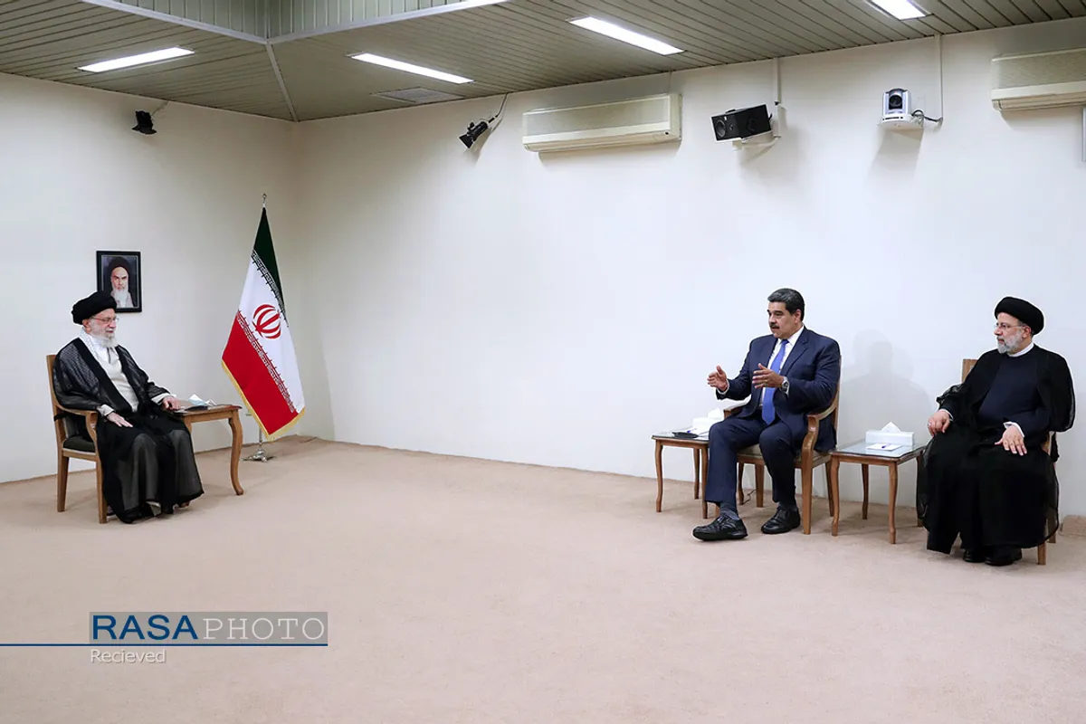 دیدار رئیس جمهور ونزوئلا با مقام معظم رهبری
