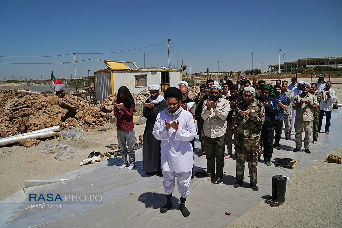 امداد رسانی مجاهدان عراقی حرکت النجباء عراق به مناطق سیل زده خوزستان