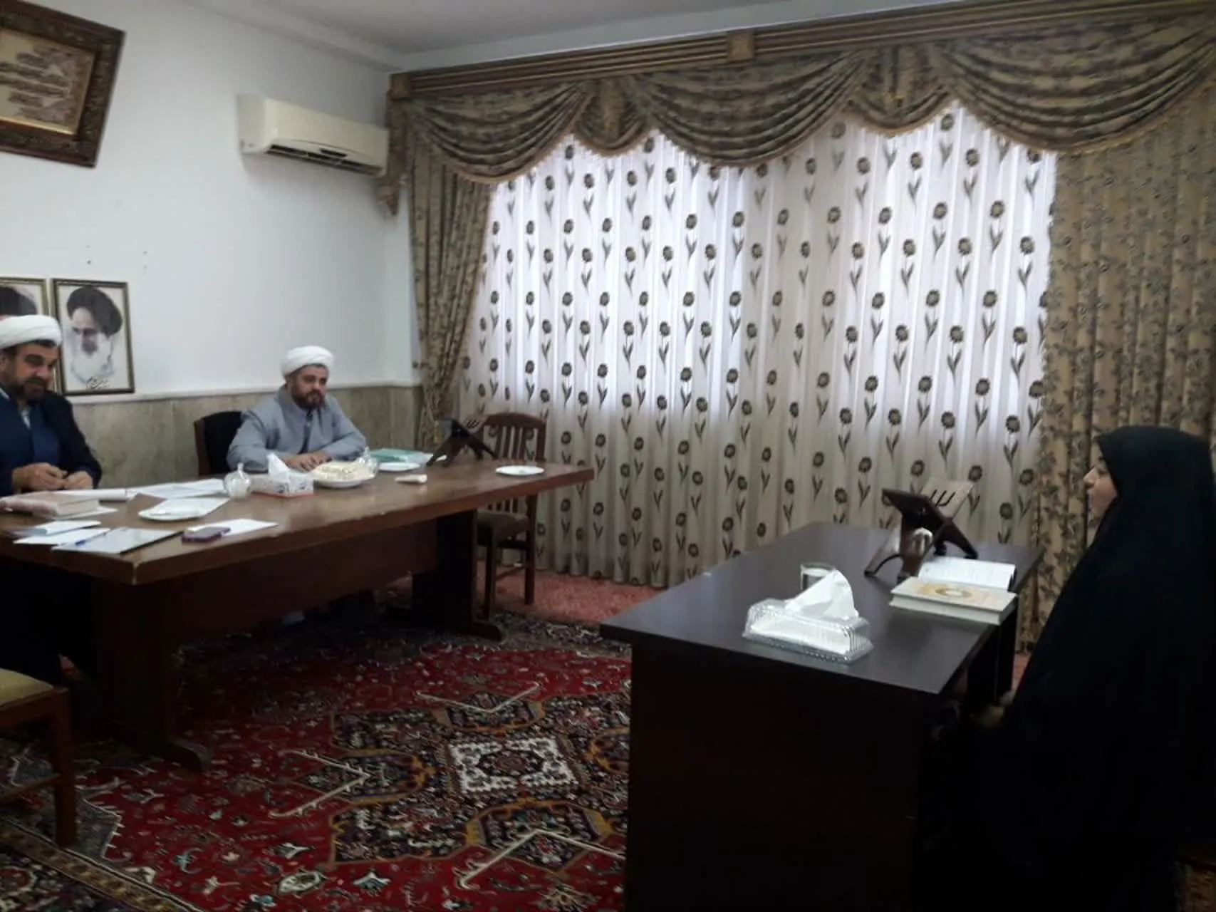 مصاحبه داوطلبان سطح ۳ حوزه علمیه خسروشاه برگزار شد