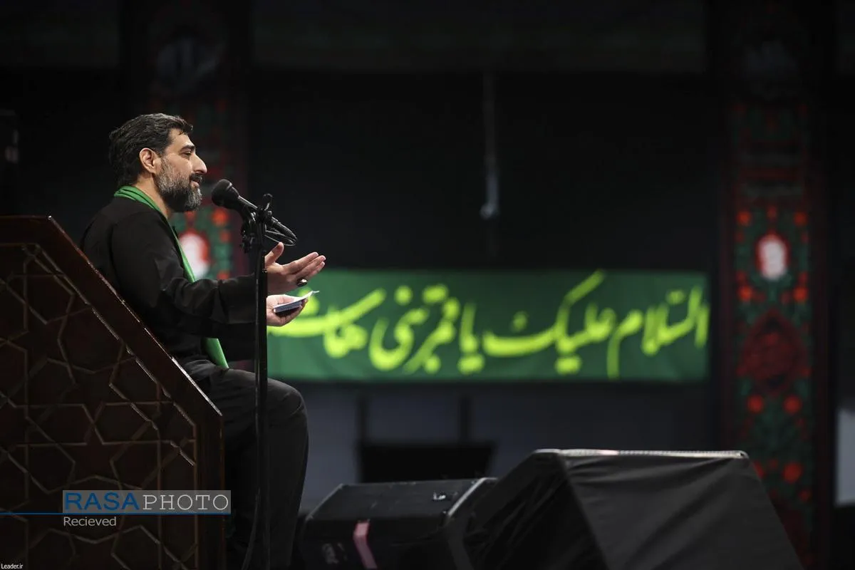 دومین شب مراسم عزاداری حضرت اباعبدالله الحسین (ع) از طرف رهبر انقلاب