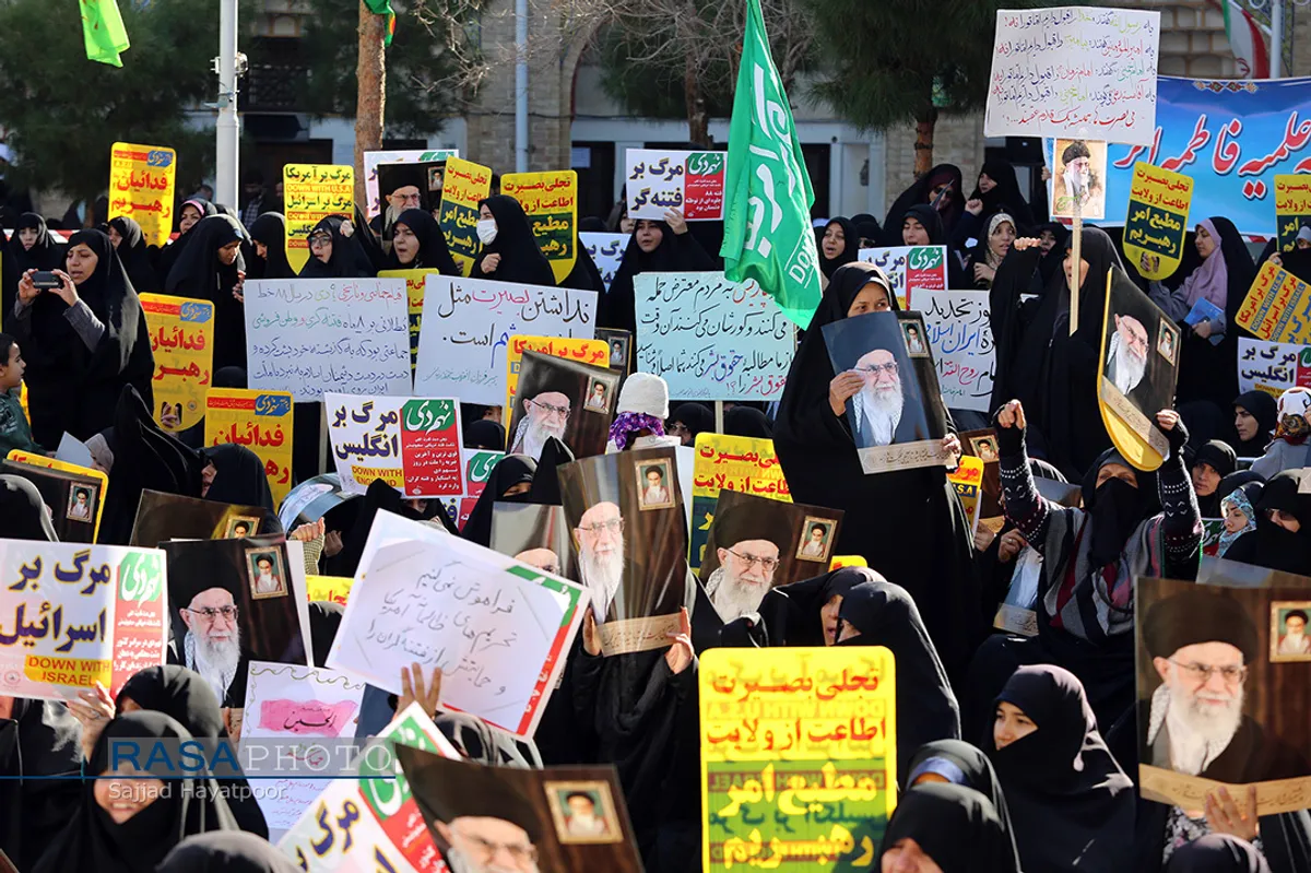 تجمع طلاب و راهپیمایی یوم الله ۹ دی در قم