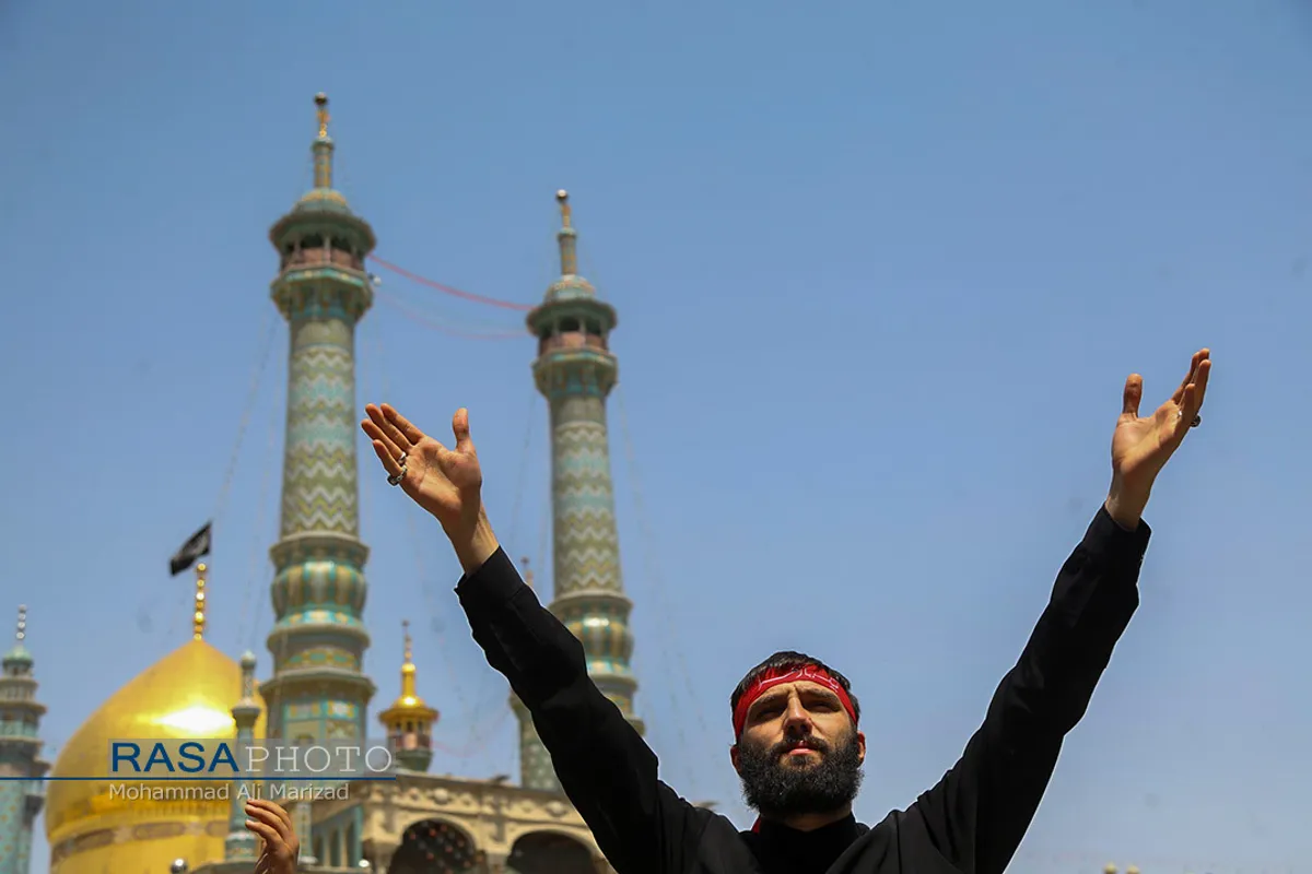 عزاداری شهادت حضرت امام محمد باقر (علیه السلام) در حرم کریمه اهلبیت (ع)