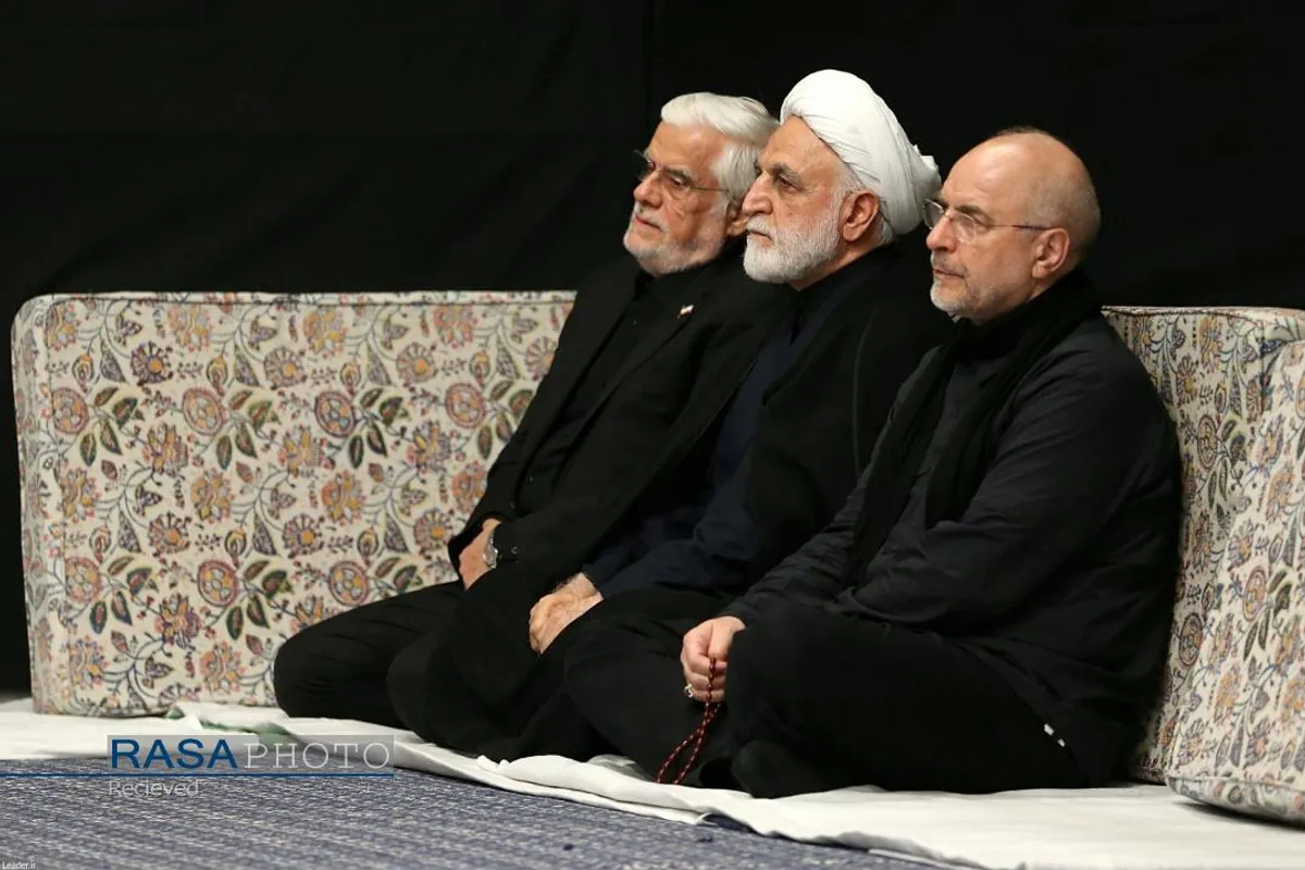 مراسم عزاداری شب عاشورای حسینی (علیه&zwnj;السلام) با حضور رهبر انقلاب
