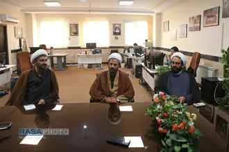 حضور مدیرکل هنر و تبلیغ نوین و رئیس مرکز تبلیغ اینترنتی حوزه&zwnj;های علمیه در خبرگزاری رسا
