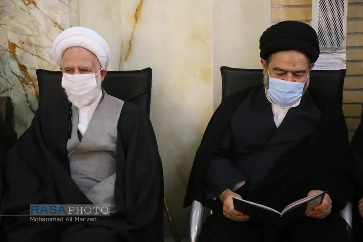 مراسم چهلم مرحوم آیت الله مجتهد شبستری در حرم کریمه اهل&zwnj;بیت (ع)