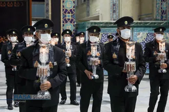 مراسم شام&zwnj;غریبان حضرت سید الشهداء (علیه السلام) در حرم مطهر رضوی