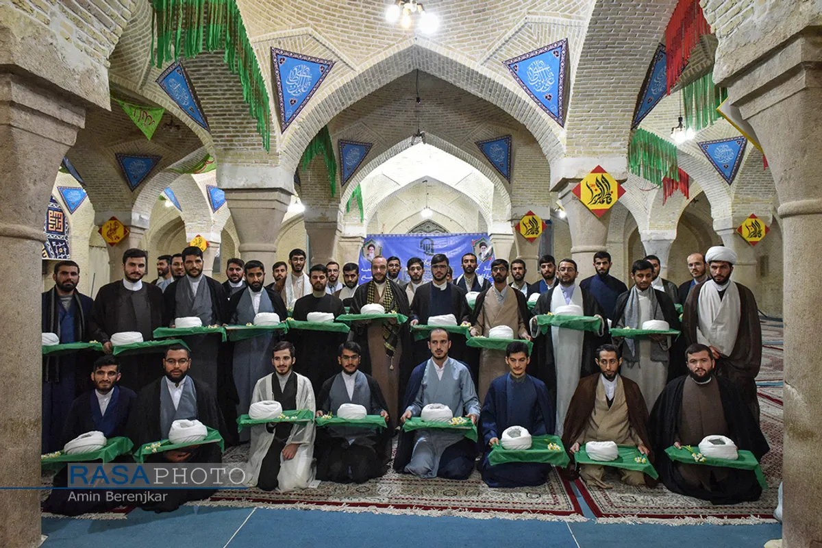 آئین عمامه گذاری طلاب حوزه&zwnj;های علمیه استان فارس
