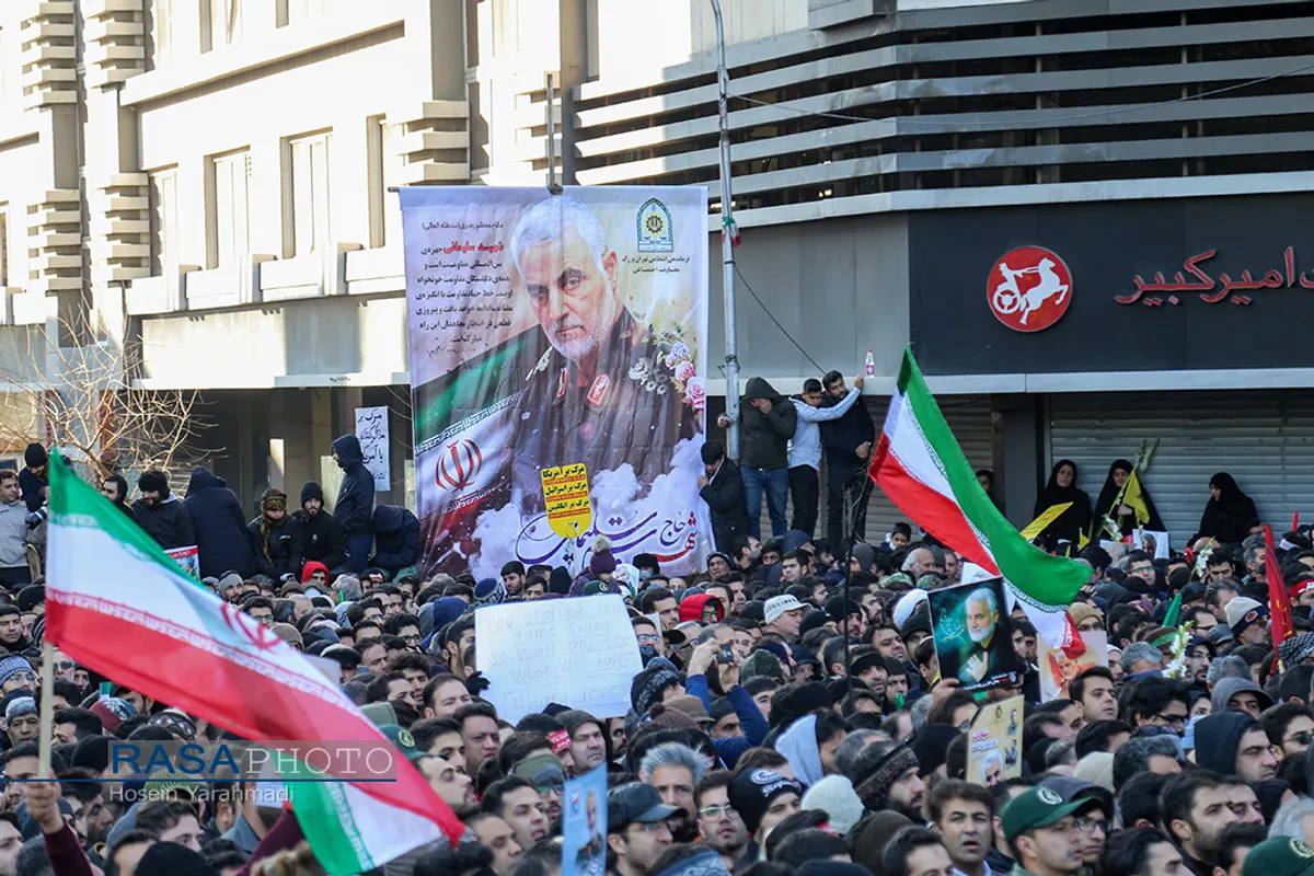 تشییع باشکوه سپهبد شهید حاج قاسم سلیمانی در تهران