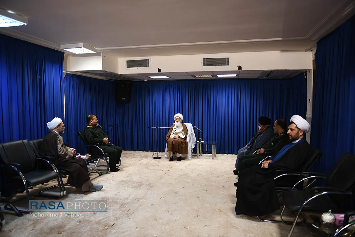 دیدار رئیس سازمان بسیج مستضعفین با مراجع تقلید و علما قم