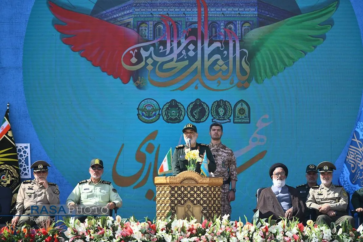 صبحگاه مشترک نیروی&zwnj;های مسلح در مسجد مقدس جمکران