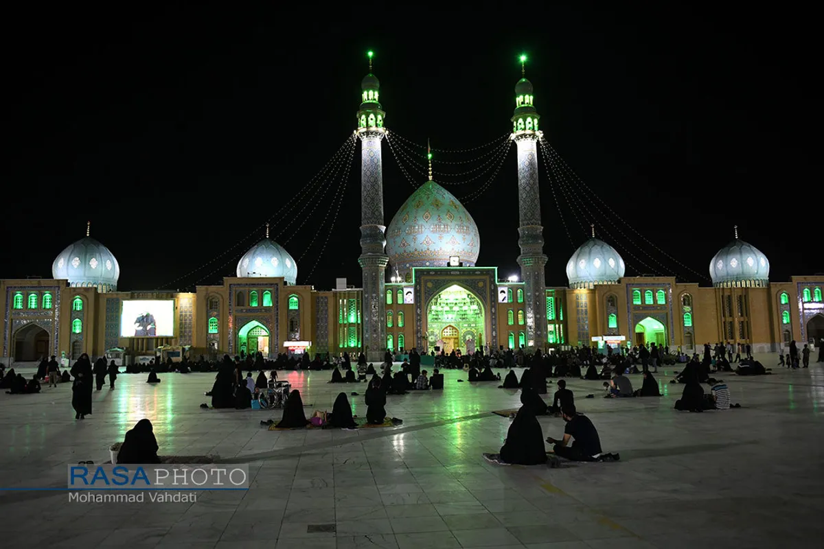 عزاداری شب شهادت حضرت امام جواد الائمه (ع) در مسجد مقدس جمکران