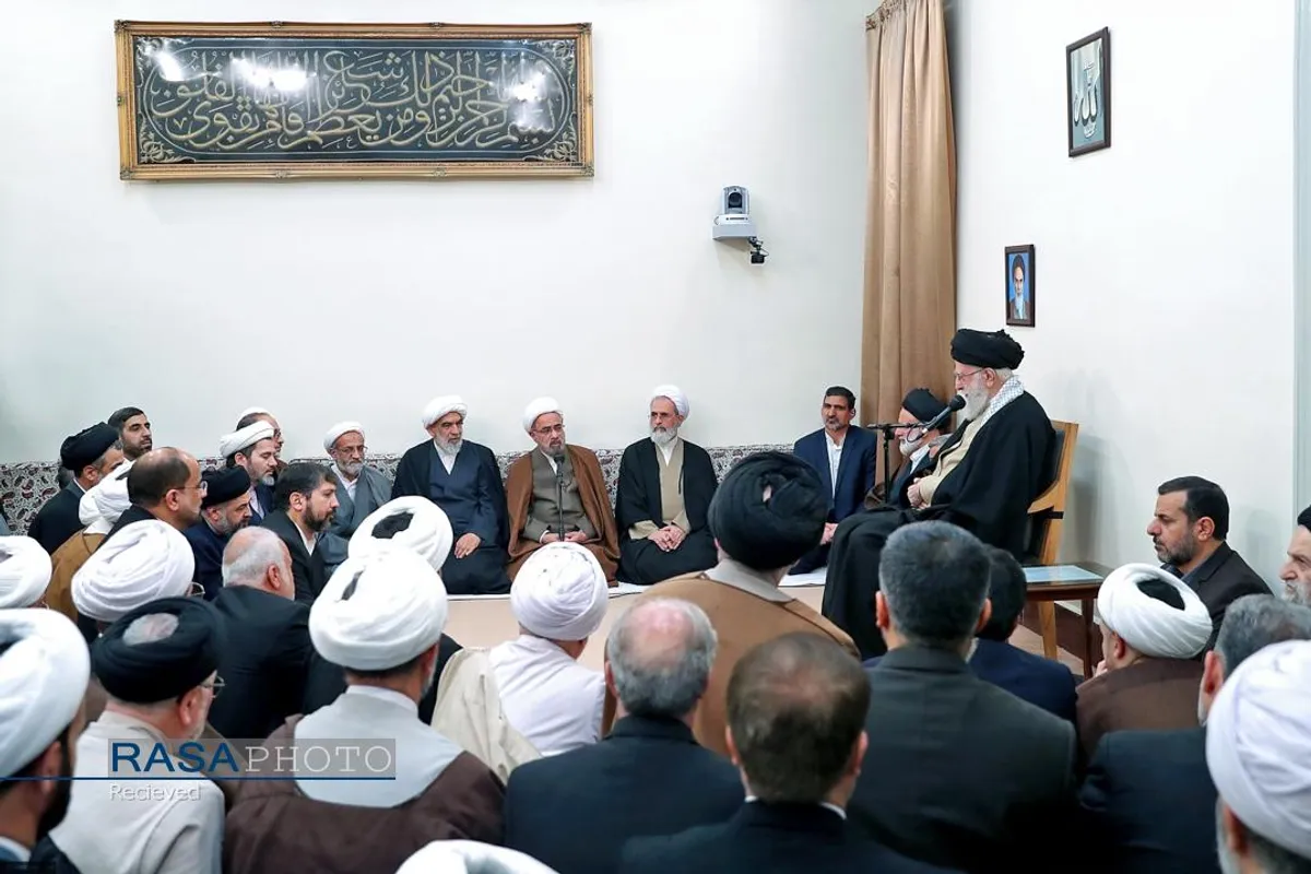 دیدار دست&zwnj;اندرکاران همایش بین&zwnj;المللی تفسیر تسنیم با رهبر معظم انقلاب