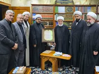 دیدار رئیس مرکز خدمات حوزه‌های علمیه با تولیت آستان مقدس حسینی