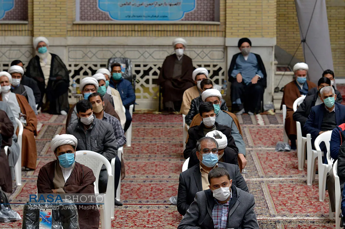 تجمع طلاب خراسان رضوی در اعتراض به جنایات تروریستی افغانستان
