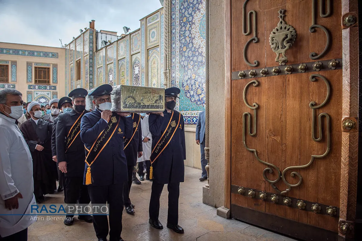 آیین گلاب شویی مضجع شریف حضرت احمدبن موسی الکاظم (ع) &lrm;&lrm;