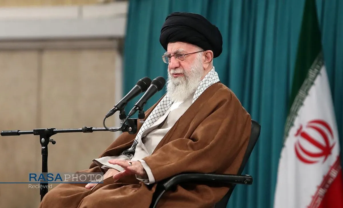 دیدار جمعی از خانواده&zwnj;های اعضای سپاه پاسدران با رهبر انقلاب اسلامی
