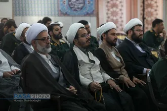 آئین کریم و معارفه رئیس دفتر نمایندگی ولی فقیه در سپاه استان قم