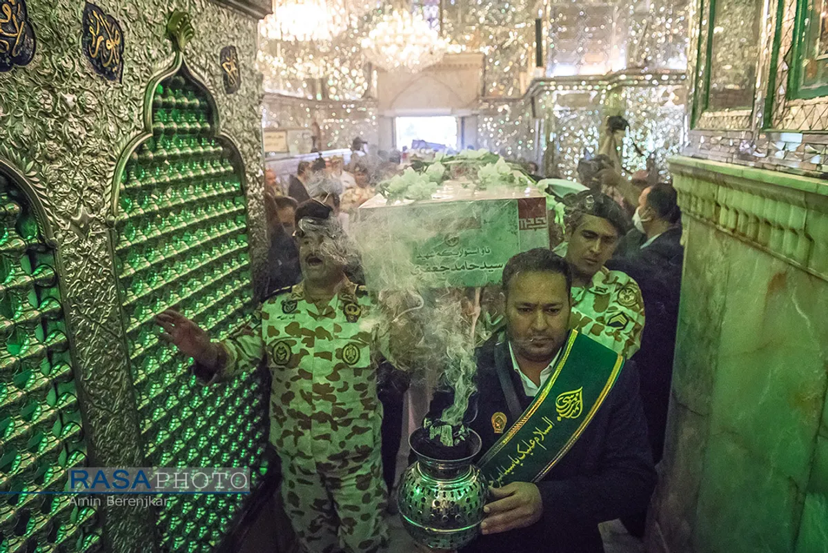 تشییع پیکر پاک ۴ شهید ناوچه کنارک در شیراز&lrm;