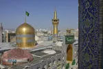 آیین تعویض پرچم گنبد منور رضوی در روز میلاد حضرت امام رضا (علیه&zwnj;السلام)