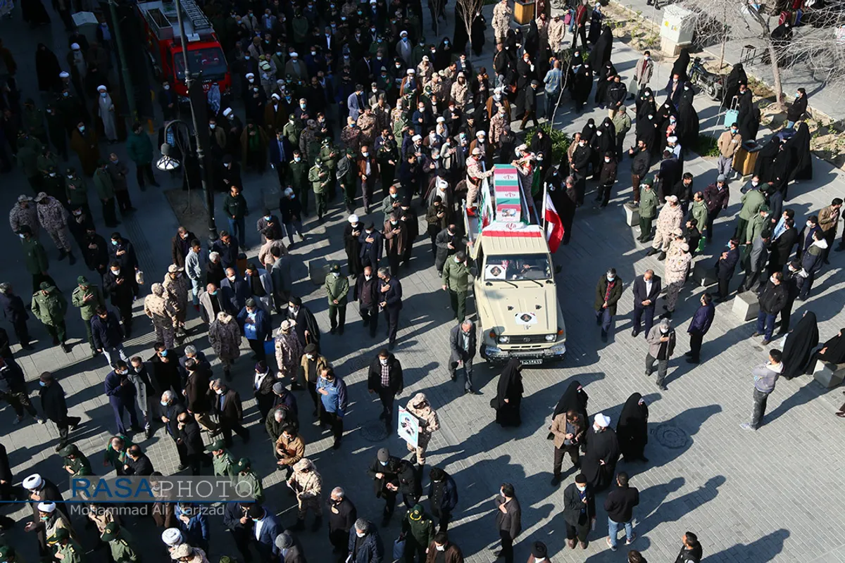 تشییع پیکر مطهر سردار مهدی مهدوی نژاد