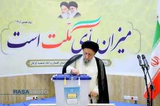 مشارکت حجت الاسلام والمسلمین نورمفیدی نماینده ولی فقیه در استان گلستان  در چهاردهمین انتخابات ریاست جمهوری
