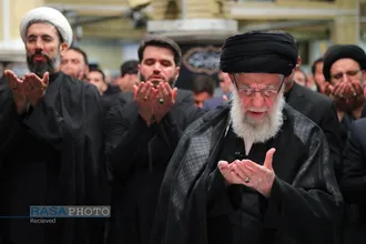 مراسم عزاداری روز اربعین هیئت&zwnj;های دانشجویی در حضور رهبر انقلاب