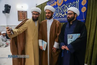 جشن روز نیمه شعبان و عمامه&zwnj;&zwnj;گذاری طلاب
