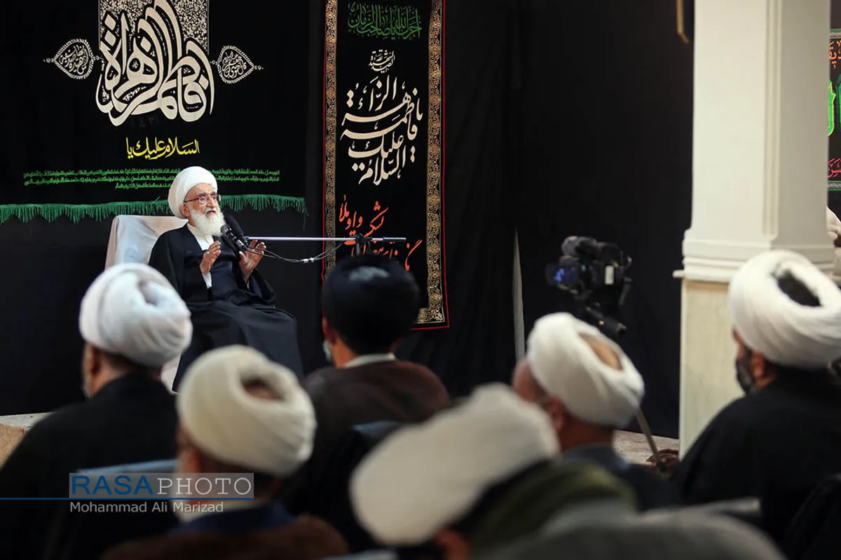 دیدار معاون سازمان اوقاف با حضرات آیات نوری همدانی و علوی گرگانی