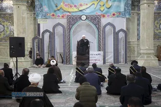 دسته عزاداری خادمان حرم کریمه اهل&zwnj;بیت (س) در روز شهادت حضرت امام موسی کاظم (علیه&zwnj;السلام)