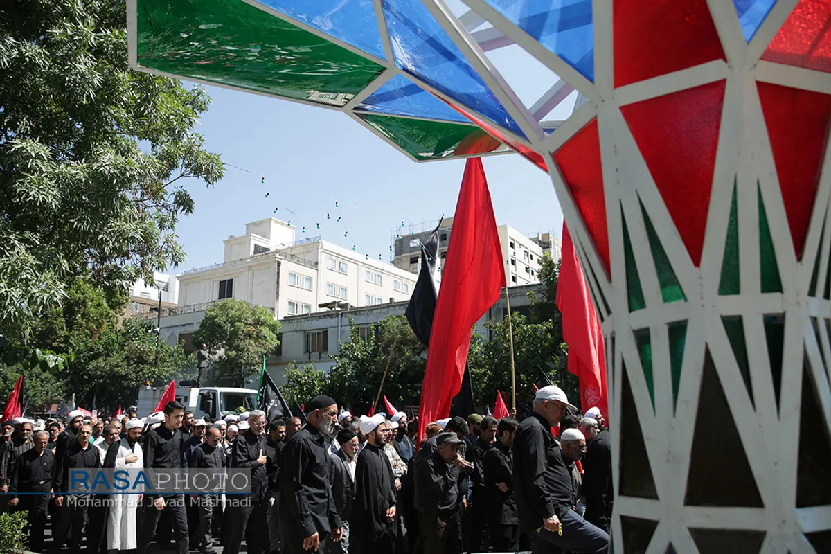 تشییع شهید و عزاداری روز شهادت حضرت امام جعفر صادق (علیه السلام) در مشهد