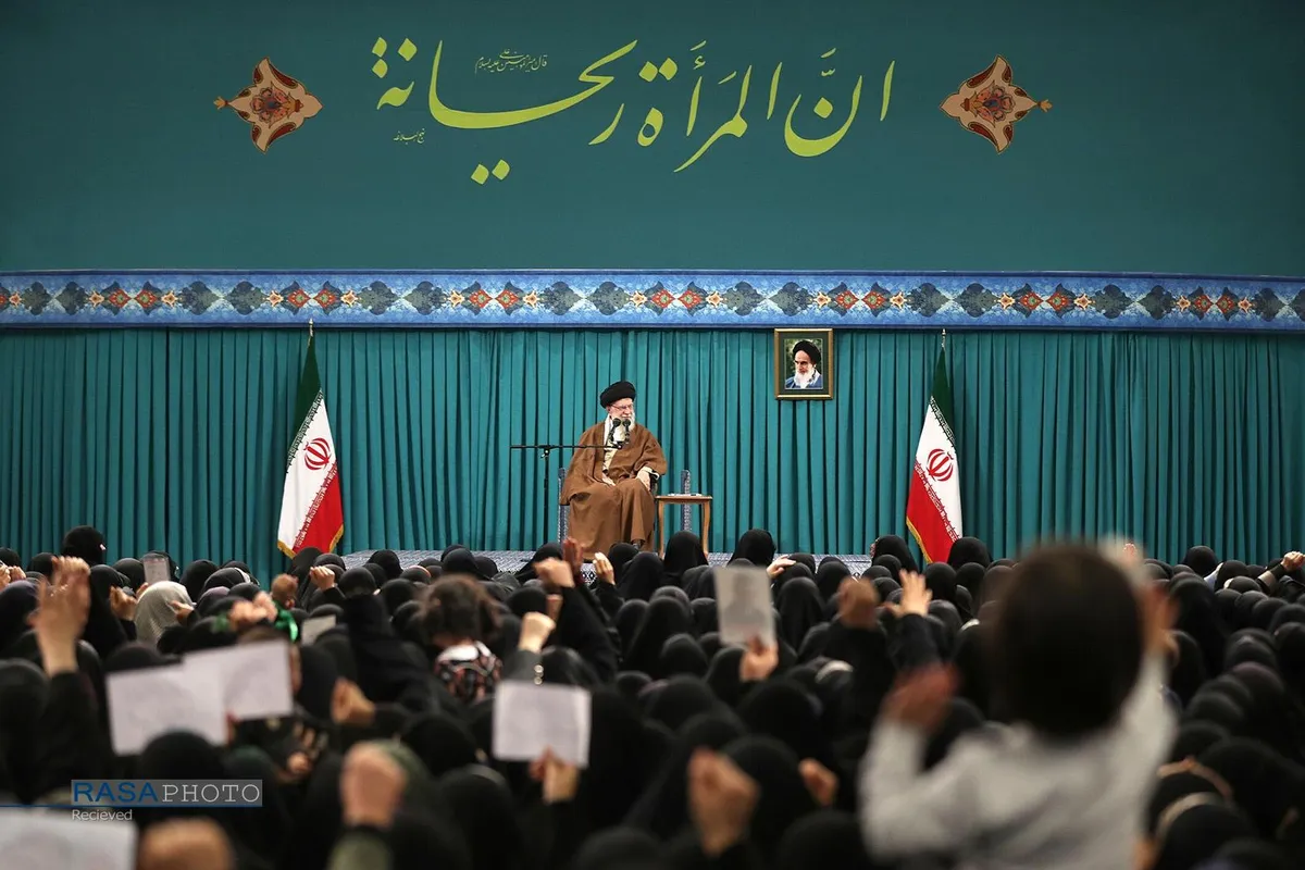 دیدار اقشار مختلف بانوان با مقام معظم رهبری