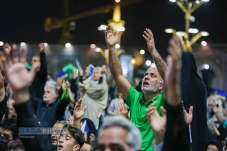 مراسم احیا شب بیست و سوم ماه مبارک رمضان در حرم مطهر رضوی
