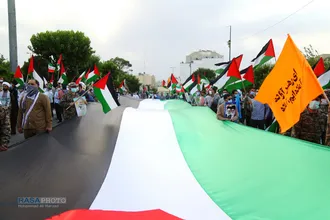 قم | جشن پیروزی&zwnj; جبهه مقاومت در نبرد غزه