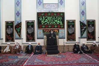 عزاداری روز شهادت حضرت صدیقه کبری (سلام&zwnj;الله&zwnj;علیها) در بیوت مراجع تقلید