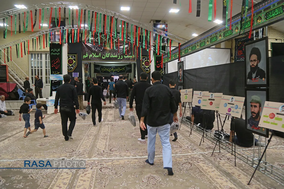 عزاداری هیئت رزمندگان اسلام در قم