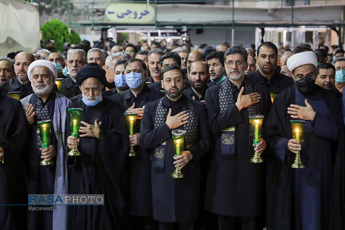 مراسم شام&zwnj;غریبان حضرت سید الشهداء (علیه السلام) در حرم مطهر رضوی