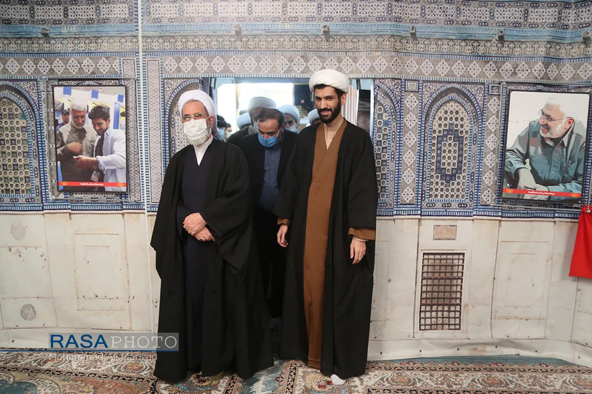 مراسم سالگرد شهادت حاج قاسم سلیمانی ابو مهدی المهندس