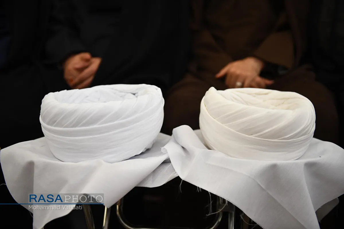 جشن عمامه&zwnj;گذاری طلاب در روز میلاد حضرت بقیة الله الاعظم (عج)