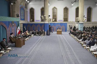 دیدار شرکت&zwnj;کنندگان در مسابقات بین&zwnj;المللی قرآن با رهبر انقلاب