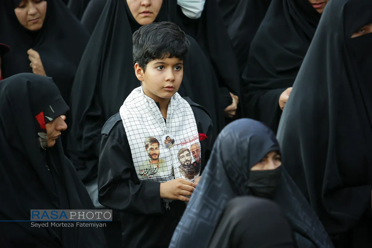 تشییع پیکر پاک شهدای خانطومان در مشهد مقدس