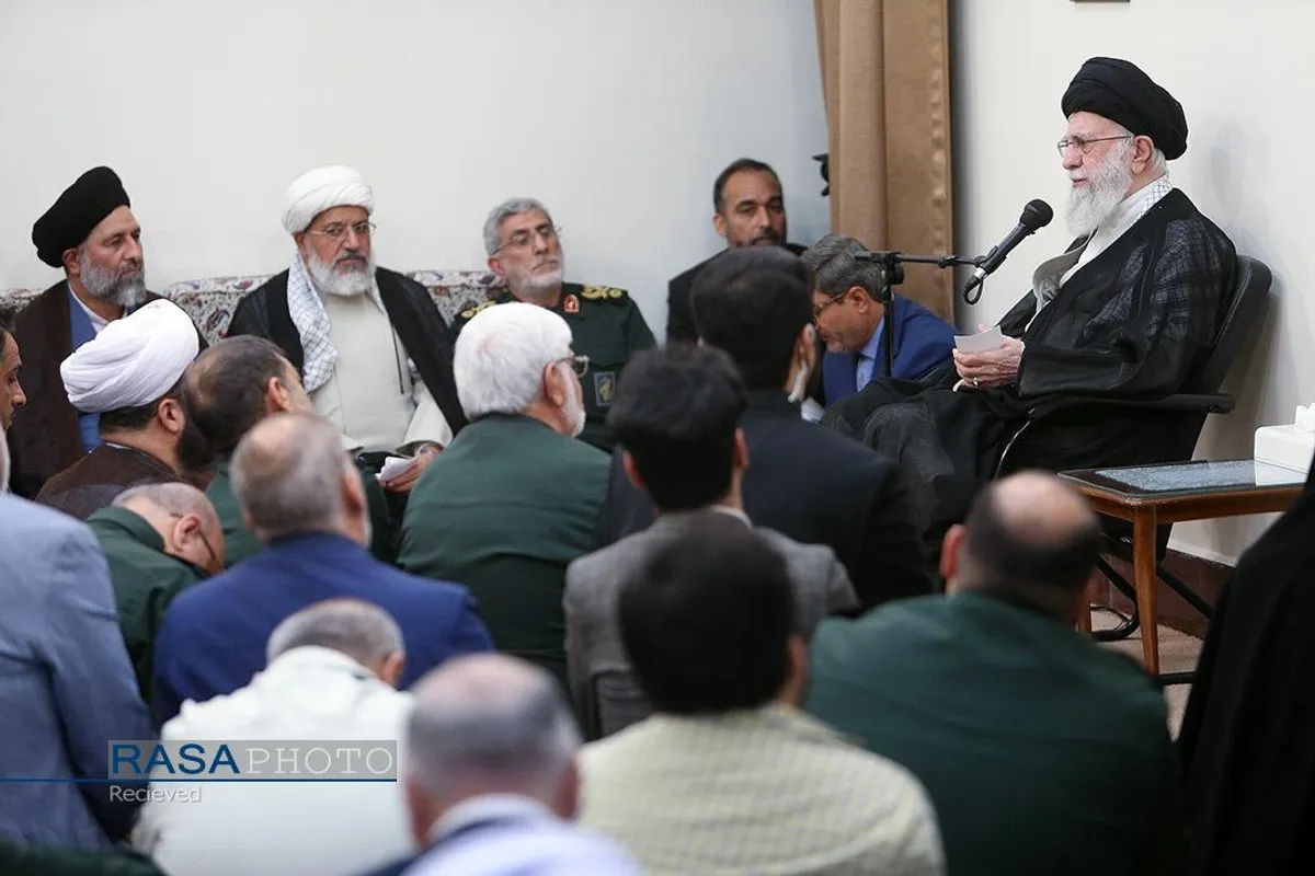 دیدار اعضای ستاد برگزاری کنگره&zwnj; بین&zwnj;المللی شهدای مقاومت و مدافع حرم با رهبر معظم انقلاب