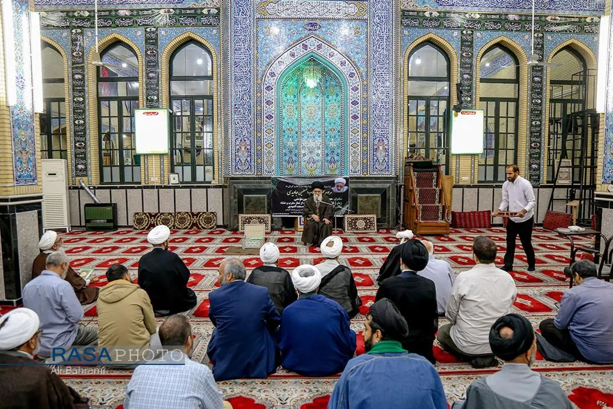 مراسم یادبود مدیر مدرسه علمیه کرمانی&zwnj;ها مرحوم حجت الاسلام جاویدی