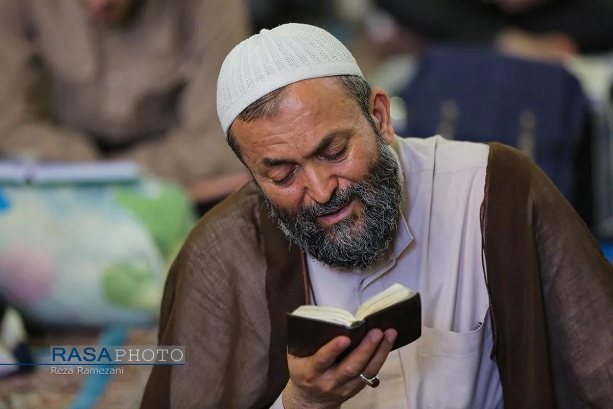مراسم معنوی اعمال "ام داوود" در مسجد مقدس جمکران