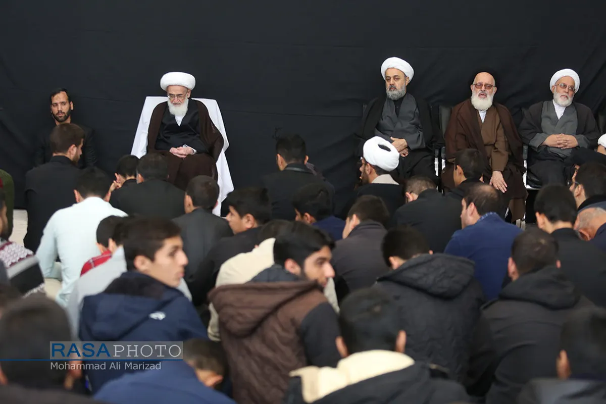 عزاداری روز شهادت حضرت امام حسن عسکری (علیه السلام) با حضور مراجع تقلید در قم
