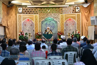 سخنرانی آیت الله شب زنده دار در دیدار جمعی از اساتید دانشگاه و خانواده&zwnj;های ایشان