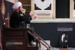 مراسم عزاداری شب عاشورای حسینی (علیه&zwnj;السلام) با حضور رهبر انقلاب
