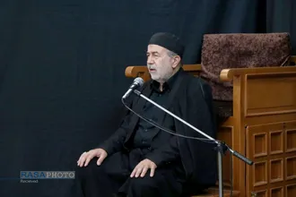 مراسم عزاداری تاسوعای حسینی در بیت حضرت آیت الله نوری همدانی