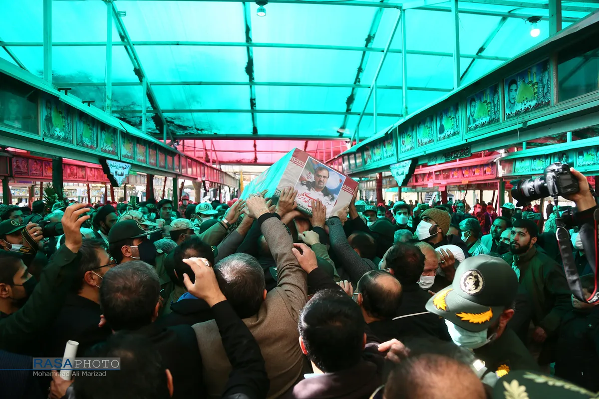 تشییع پیکر مطهر سردار مهدی مهدوی نژاد